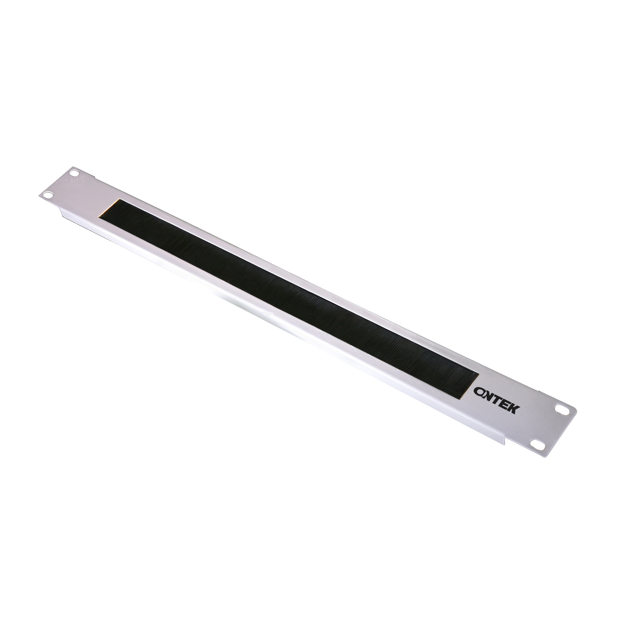 Огранизатор щеточный ONTEK COB1U-7035, крепление 19 1U, серый RAL 7035