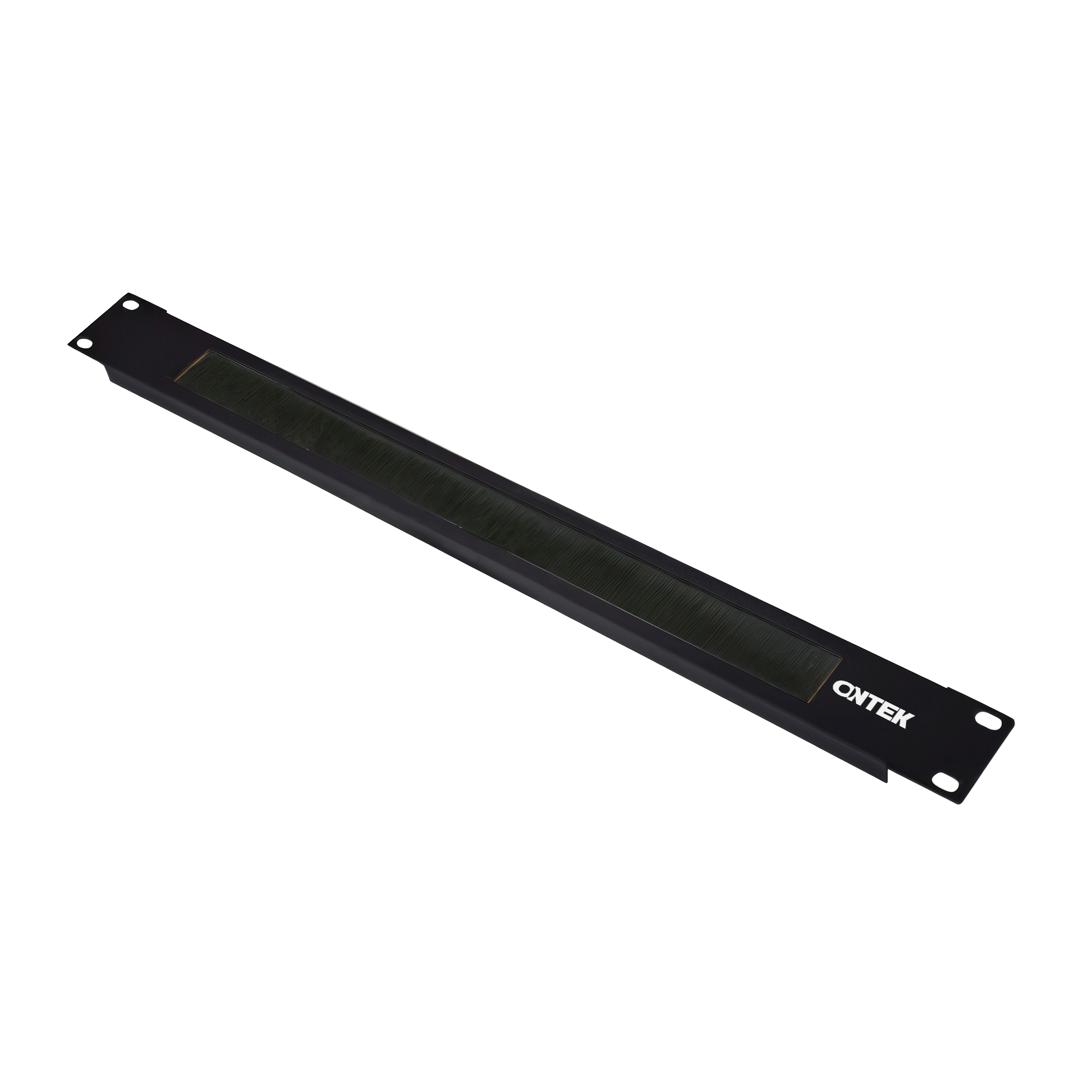 Организатор щеточный ONTEK, крепление 19 1U, черный RAL 9005